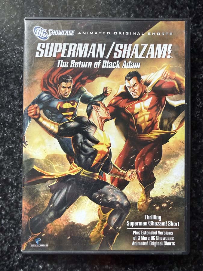 dvd – Superman/Shazam : The Return of Black Adam (2010)