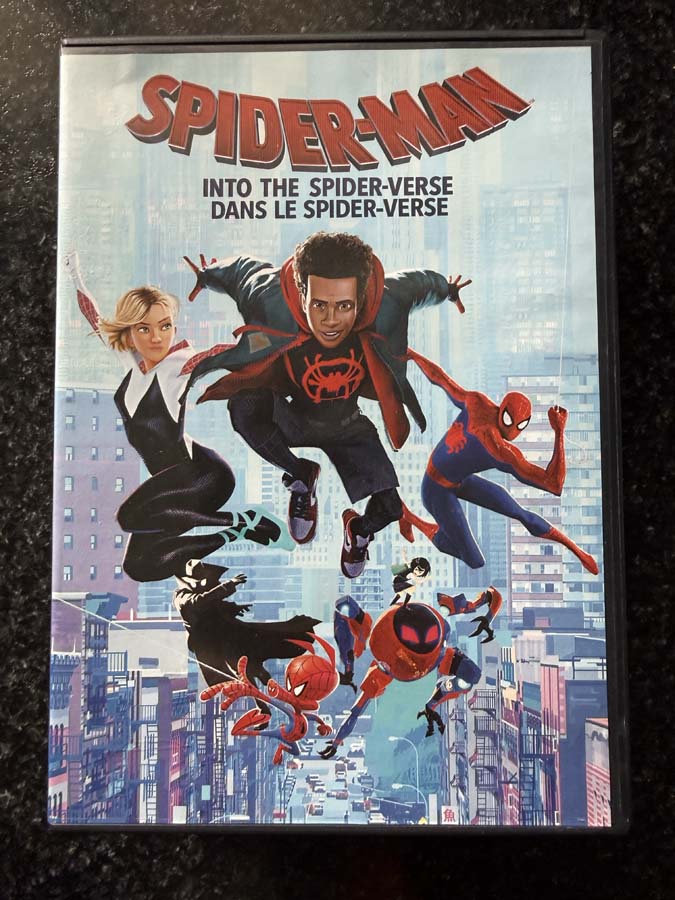 dvd – spider man : into the spider verse (2018)