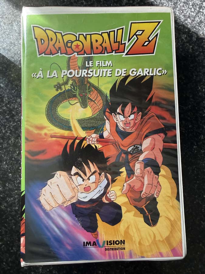 vhs – dragon ball z : a la poursuite de garlic (le film)