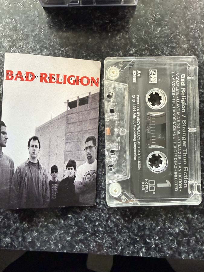 tapes- bad religion : stranger than fiction (1994)