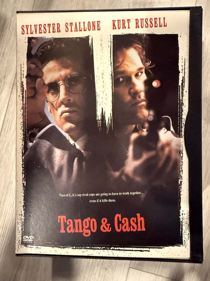 dvd – tango and cash (1989) snapcase