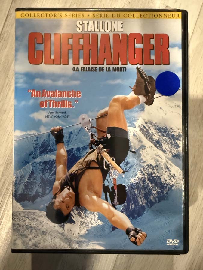 dvd – cliffhanger (1993)
