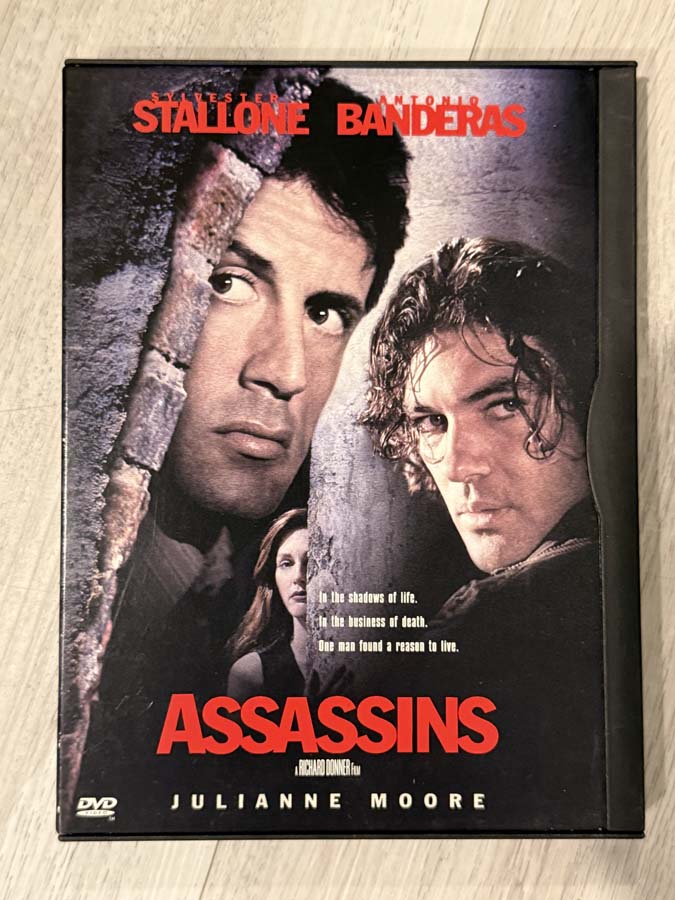 dvd – assassins (1995) snapcase