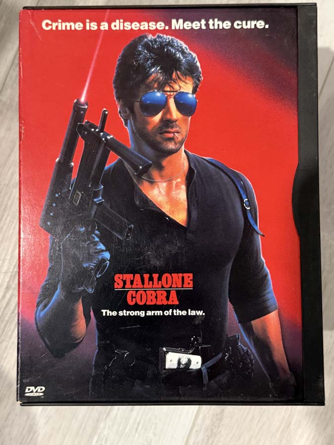 dvd – cobra (1986) snapcase