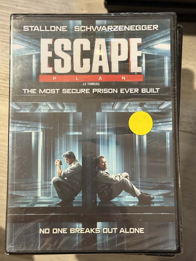 dvd – escape plan (2013) new seal