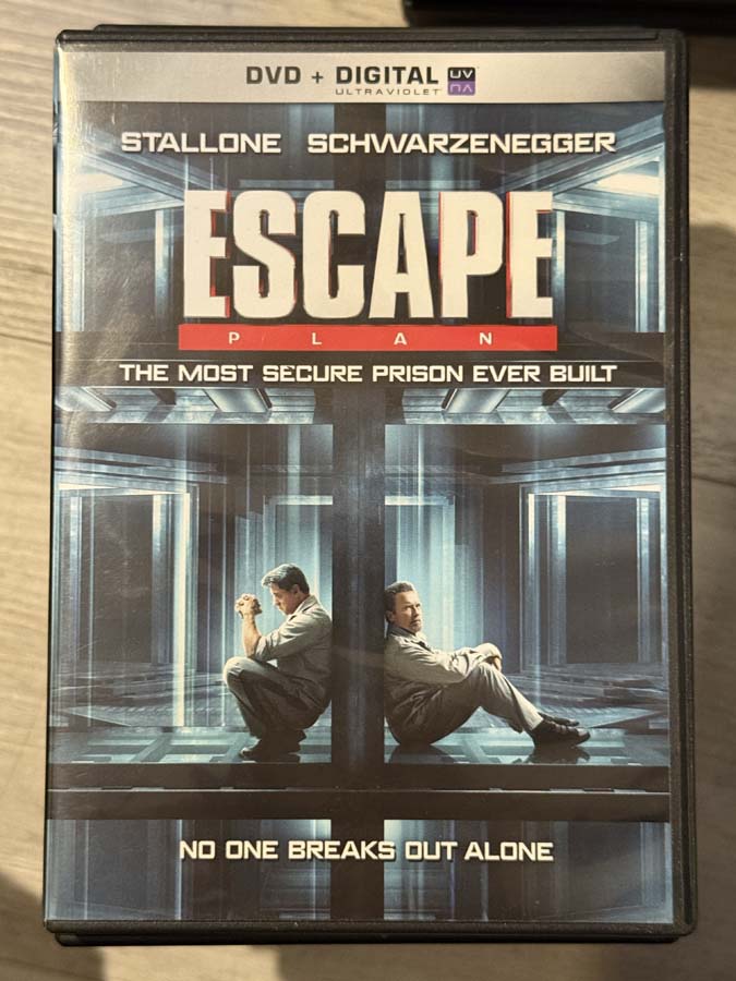 dvd – escape plan (2013)