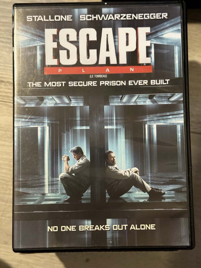 dvd – escape plan (2013)