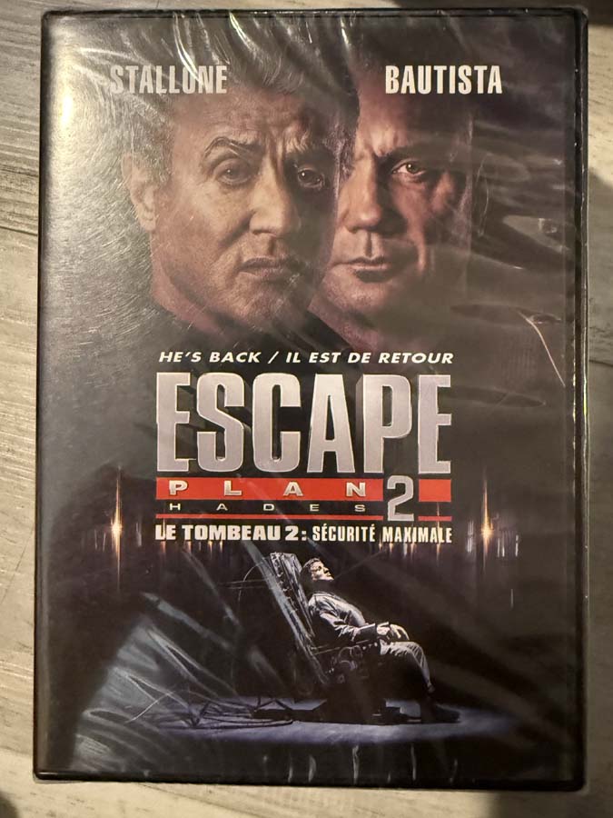dvd – escape plan 2 (2018) new seal