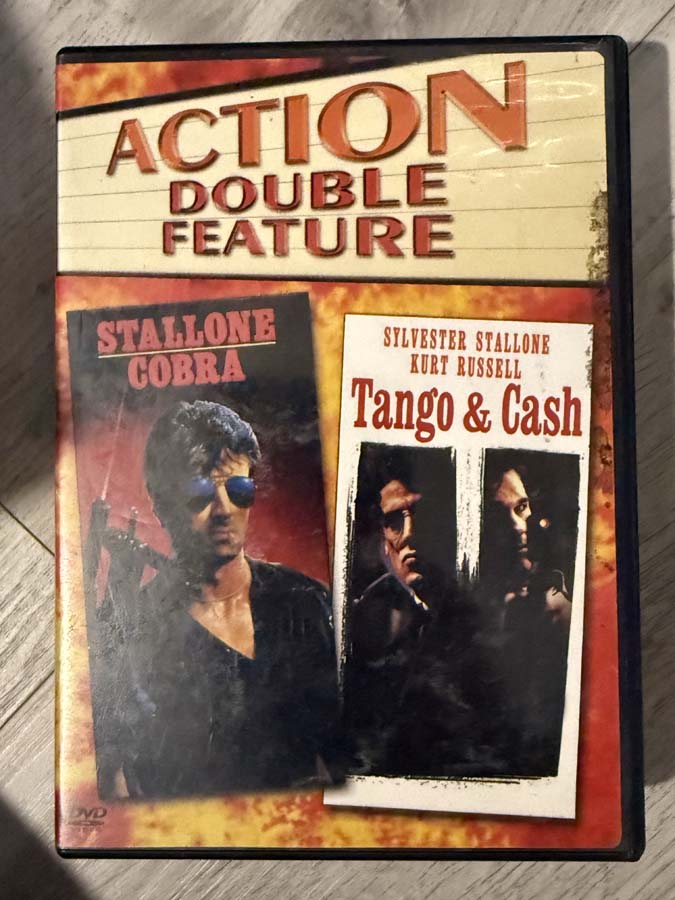 dvd – Cobra / Tango & Cash (double feature)