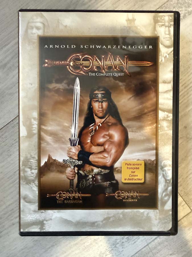 dvd – Conan : The Complete Quest: The Barbarian / The Destroyer