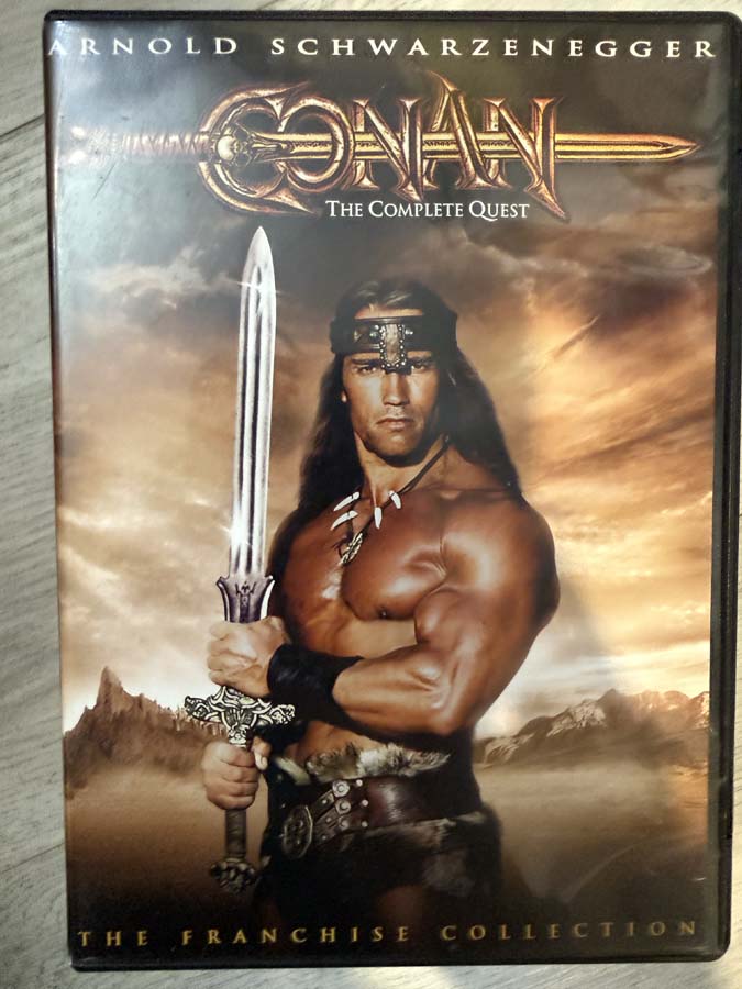 dvd – Conan : The Complete Quest: The Barbarian / The Destroyer
