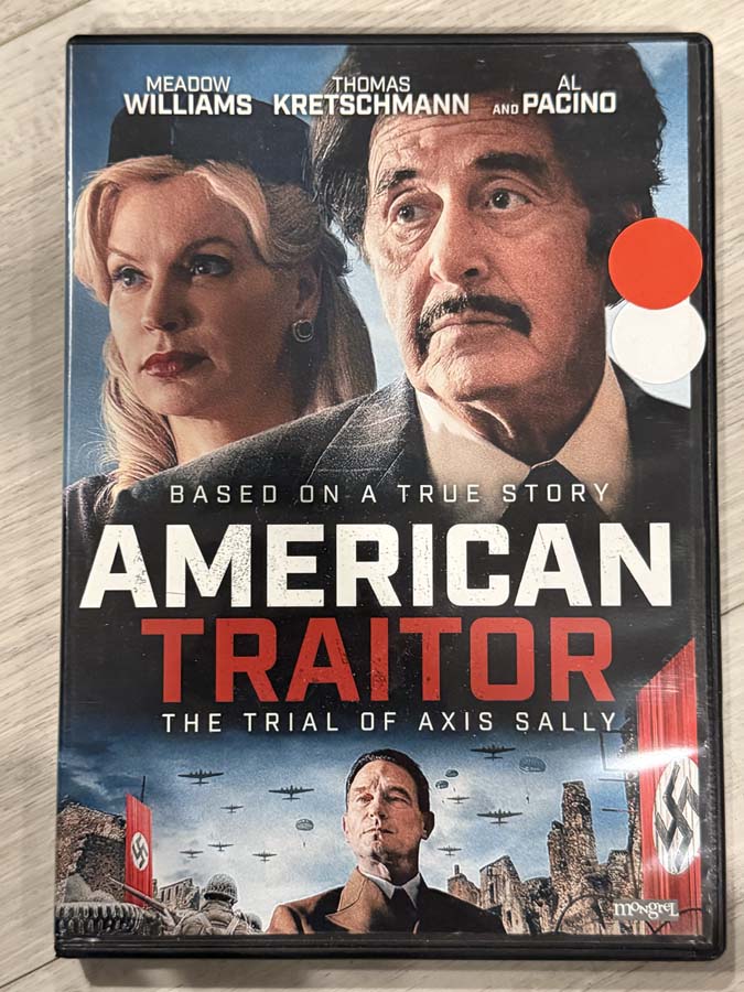 dvd – American Traitor : the Trial of Axis Sally (2021)