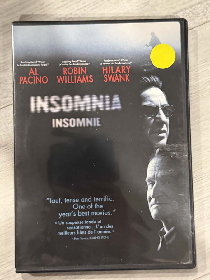 dvd – insomina (2002)