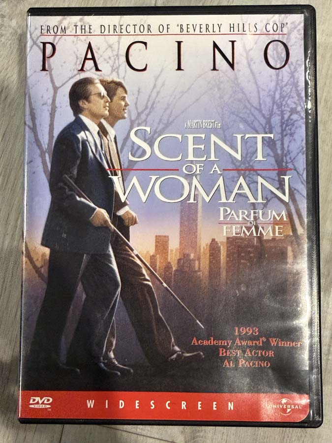 dvd – scent of a woman (1992)