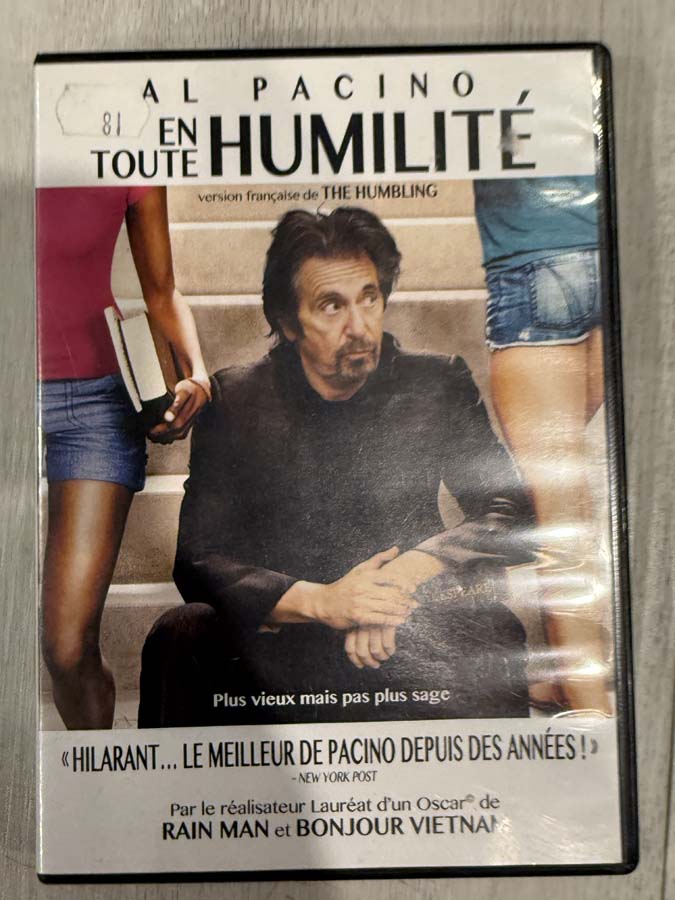 dvd – the humbling (2014)