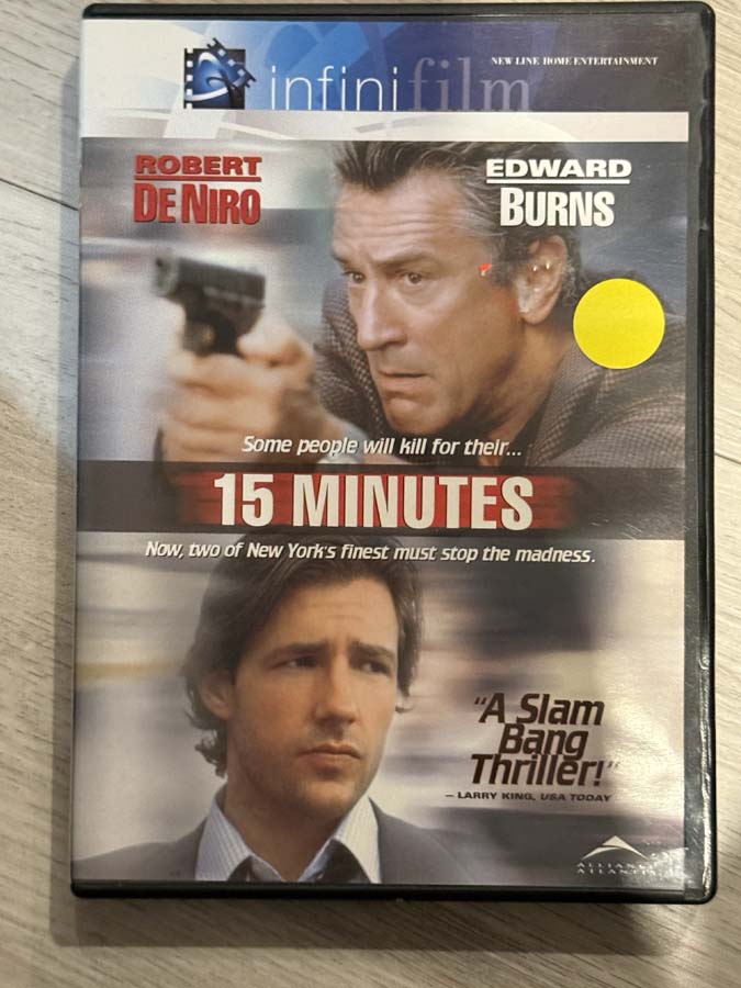 dvd – 15 minutes (2001)