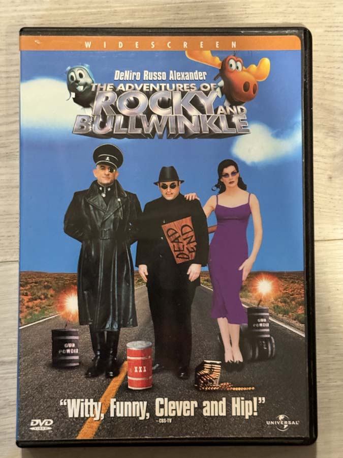 dvd – the adventure of rocky bullwinkle (2000)