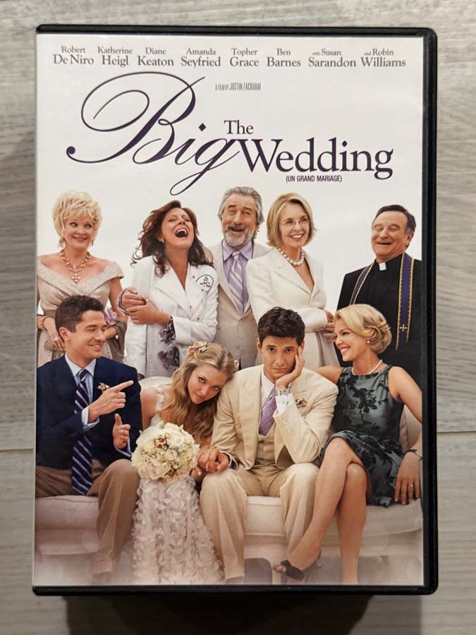 dvd – the big wedding (2013)