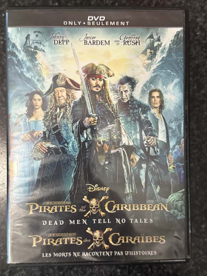 dvd – Pirates of the Caribbean : Dead Men Tell No Tales (2017)