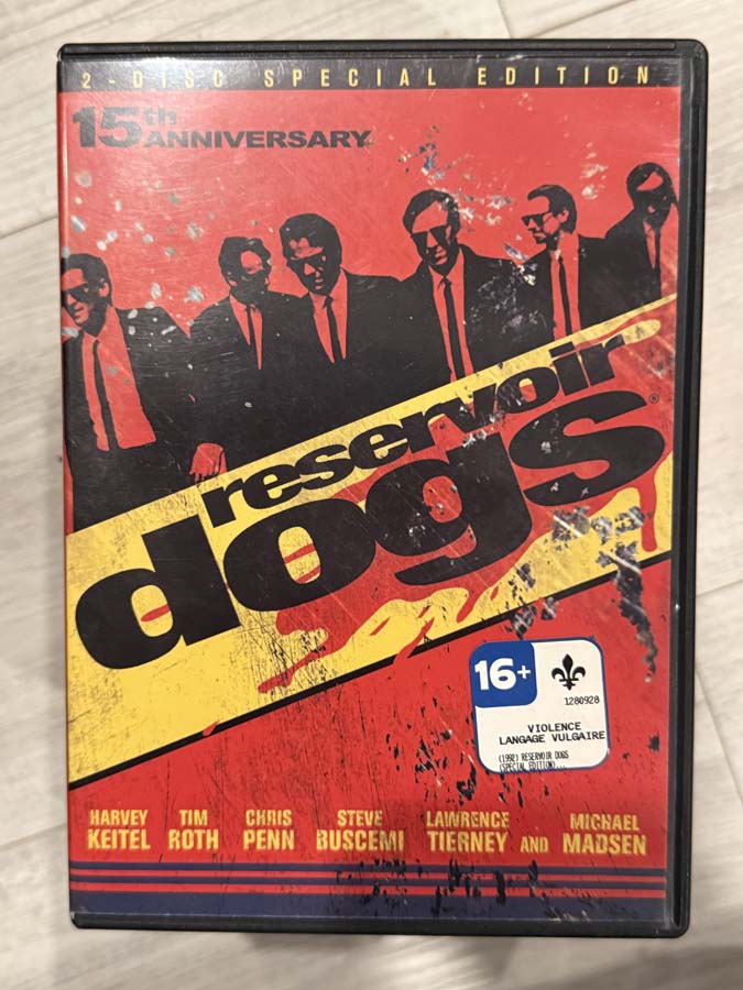 dvd – reservoir dogs (1992) 15th anniversary