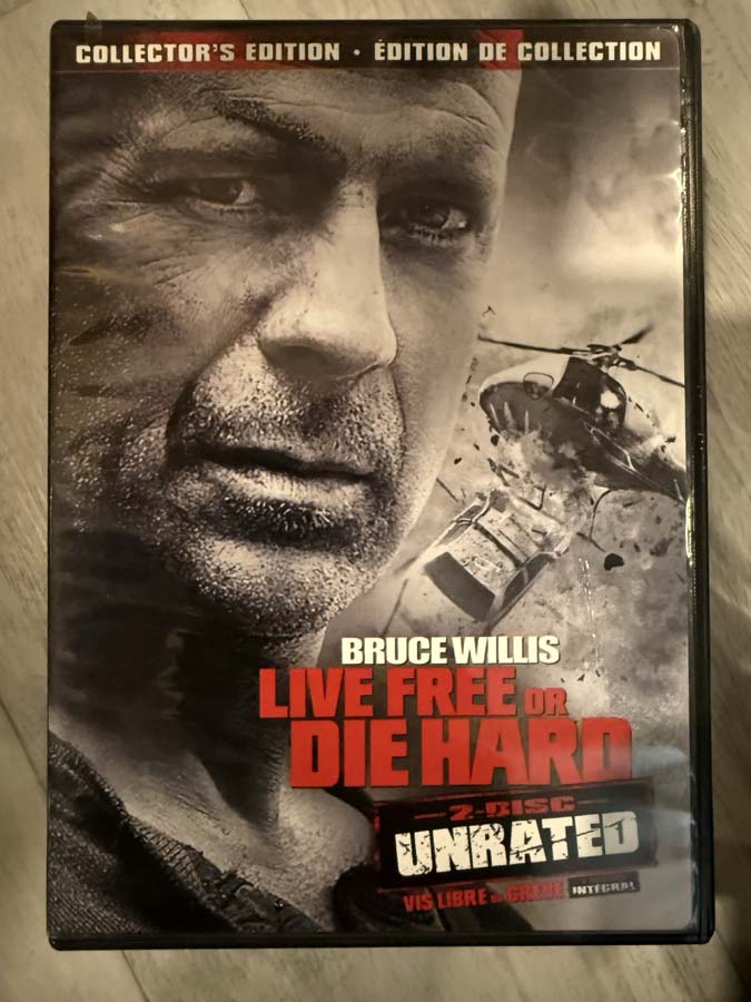 dvd – live free or die hard (2007) unrated