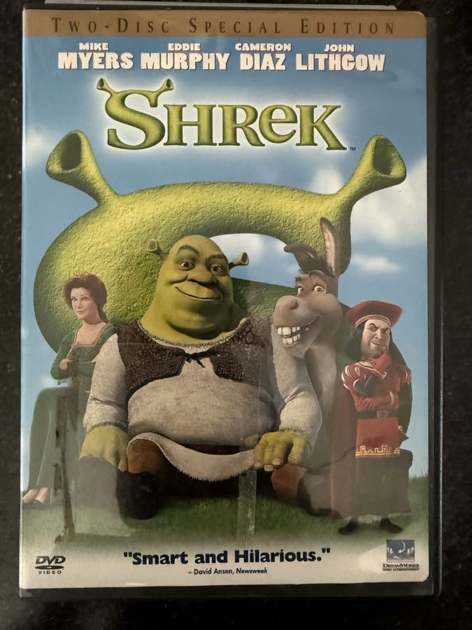 dvd – shrek (2001)