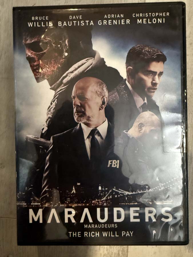 dvd – marauders (2016)
