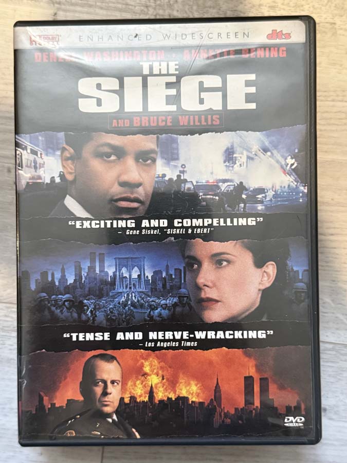 dvd – the siege (1998)