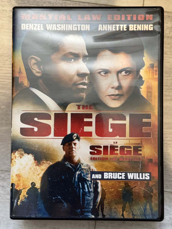 dvd – the siege (1998)