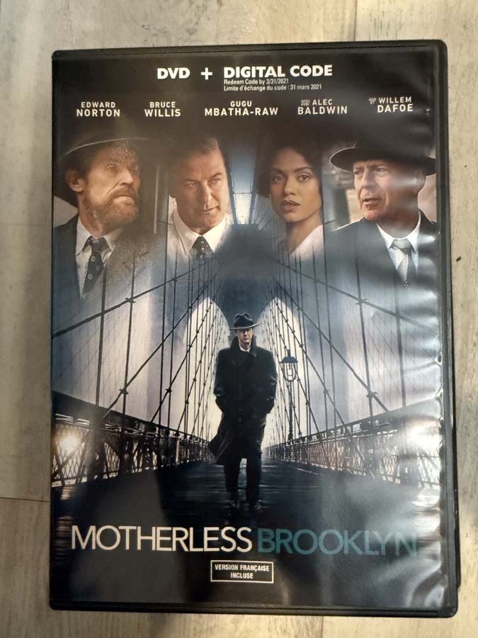 dvd – motherless brooklyn (2019)