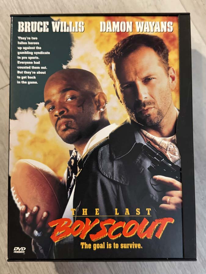 dvd – the last boy scout (1991) snapcase