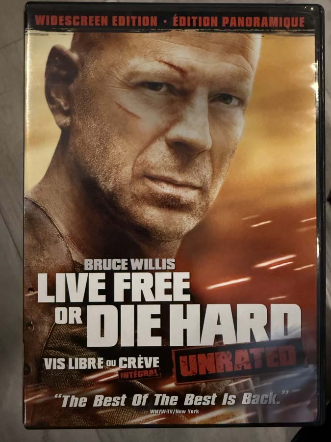dvd – live free or die hard (2007)