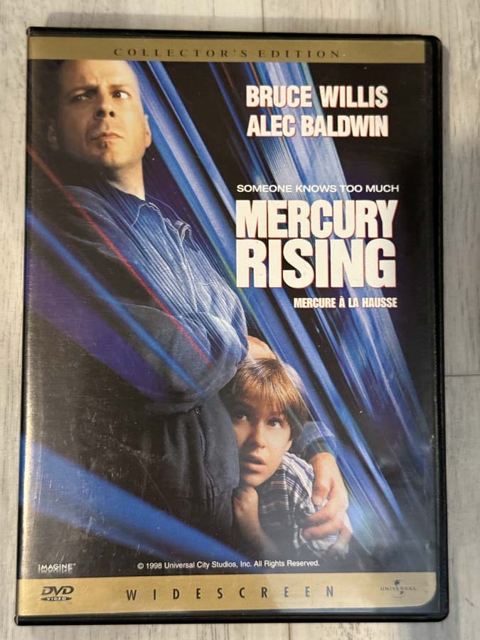dvd – mercury rising (1998)