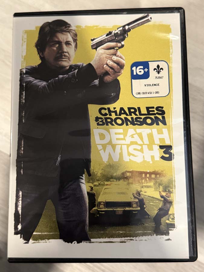 dvd – Death Wish 3 (1985)