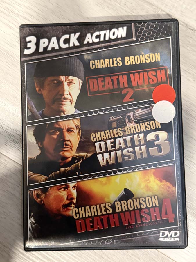 dvd – Death Wish 2-3-4  (3-Pack Action )