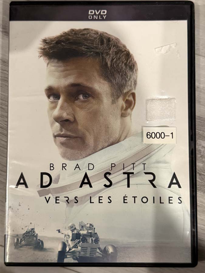 dvd – ad astra (2019)