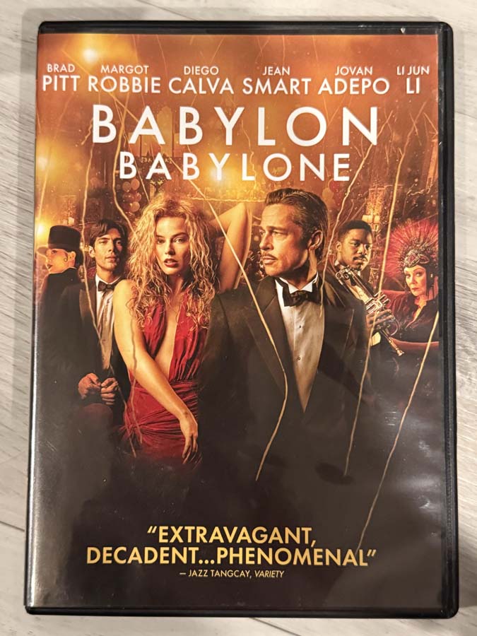 dvd – babylon (2022)