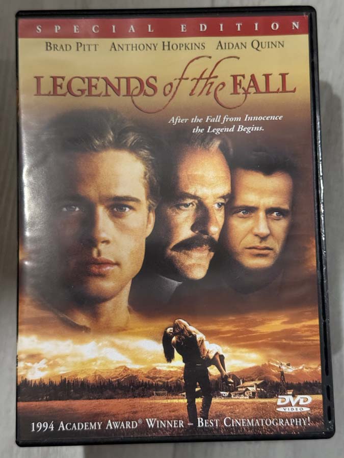dvd – legends of the fall (1994)