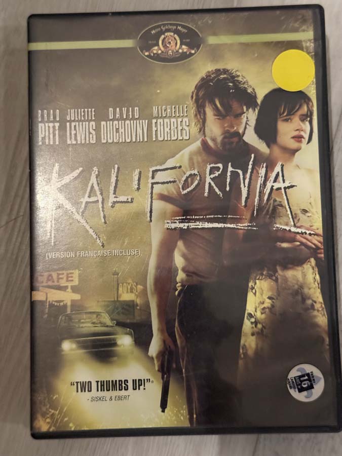 dvd – kalifornia (1993)