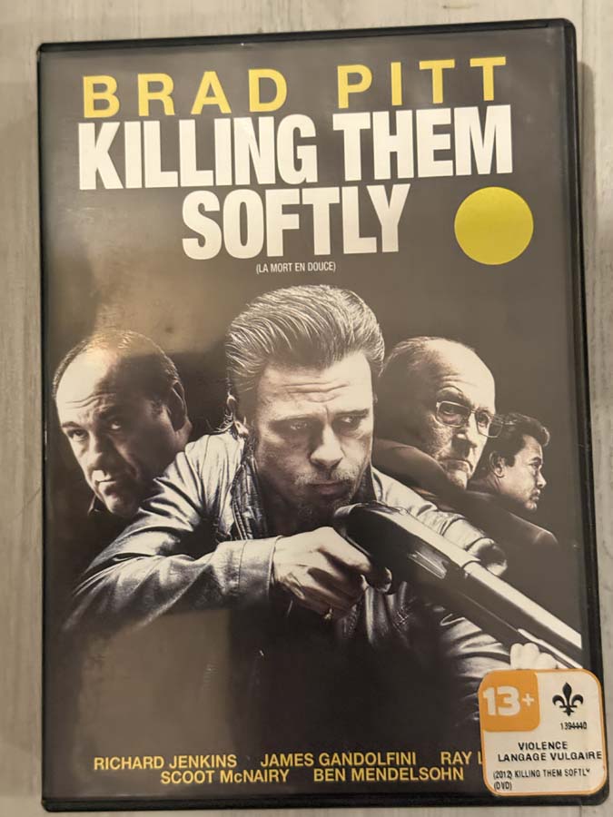 dvd – killing them softly (2012)