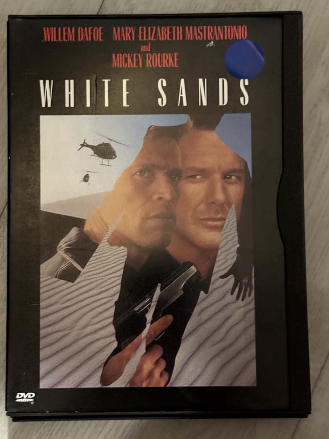dvd – white sands (1992) snapcase