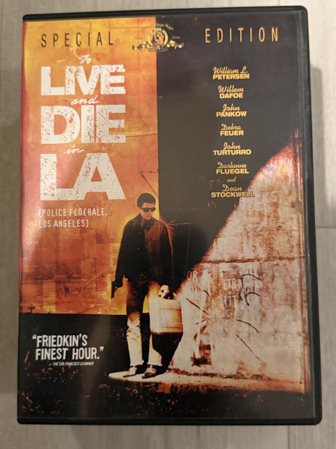dvd – live and die in la (1985)