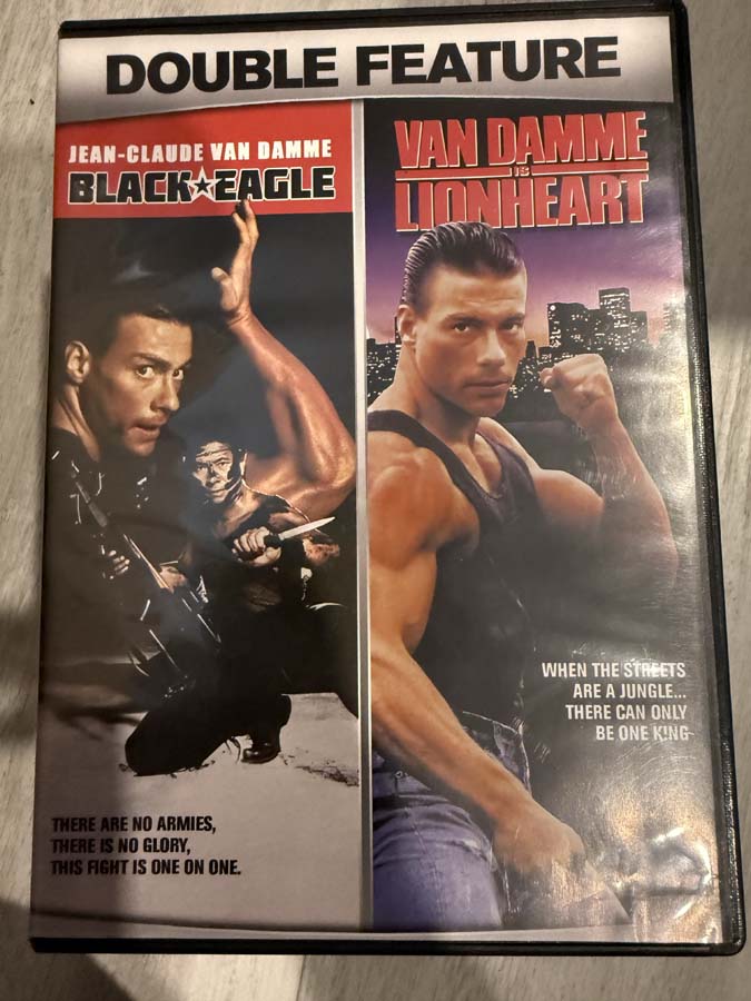 dvd – Black Eagle / Lionheart  (Double Feature)