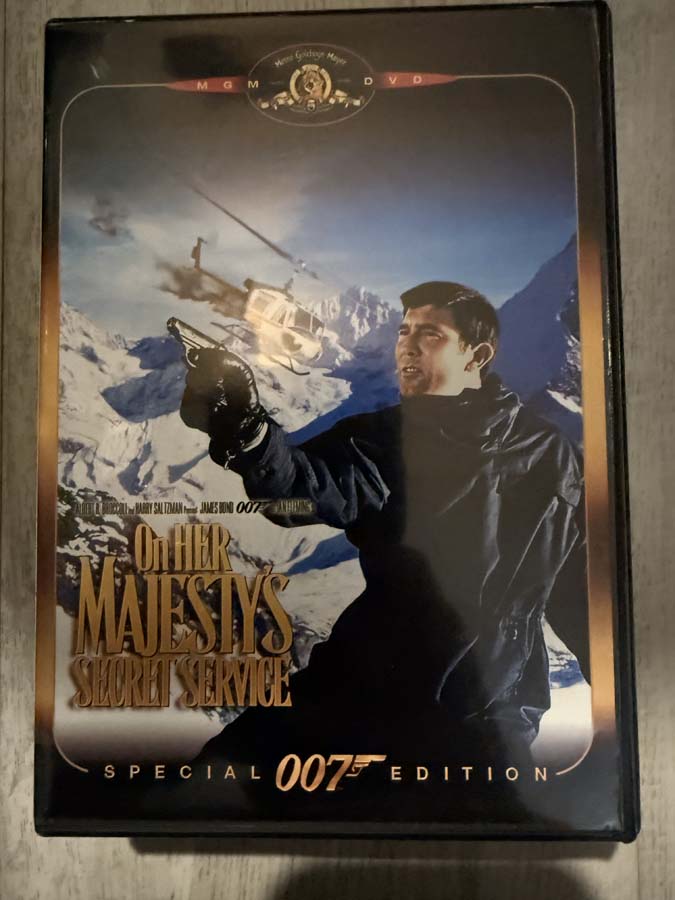 dvd – on her majesty’s secret service (1969)