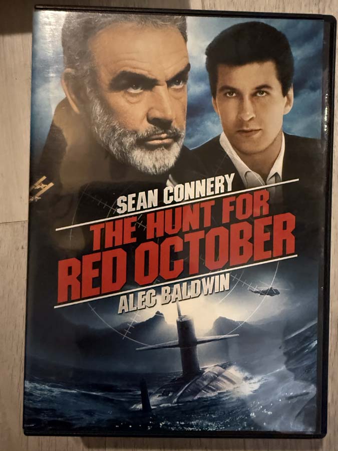 dvd – the hunt for red october (1990)