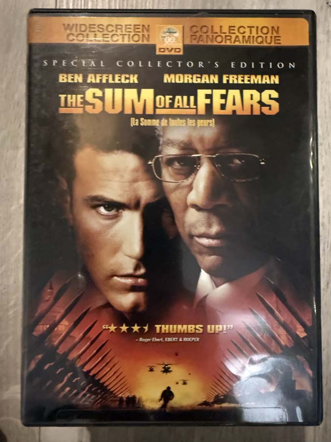 dvd – the sum of all fears (2002)