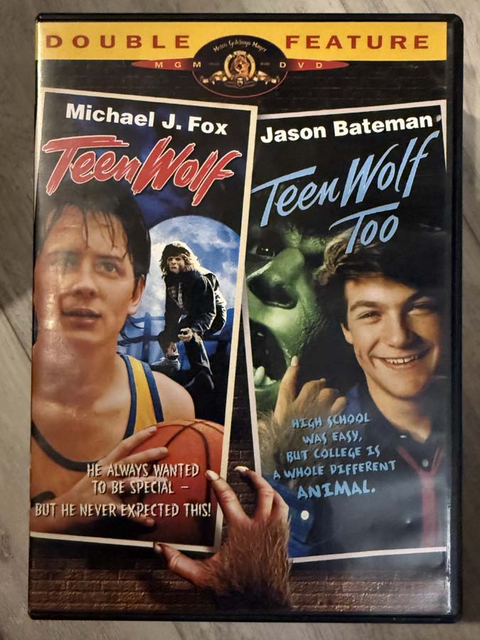 dvd – Teen Wolf + Teen Wolf Too 2 (double feature)