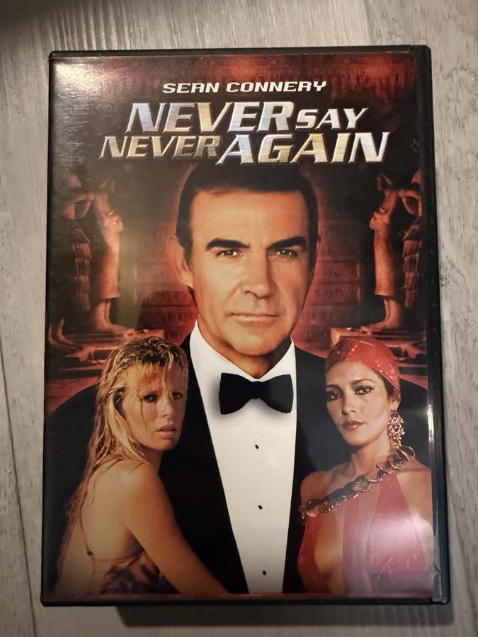 dvd – never say never again (1983)