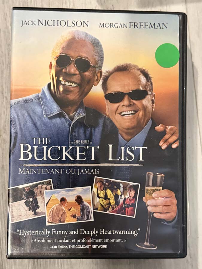 dvd – the bucket list (2007)