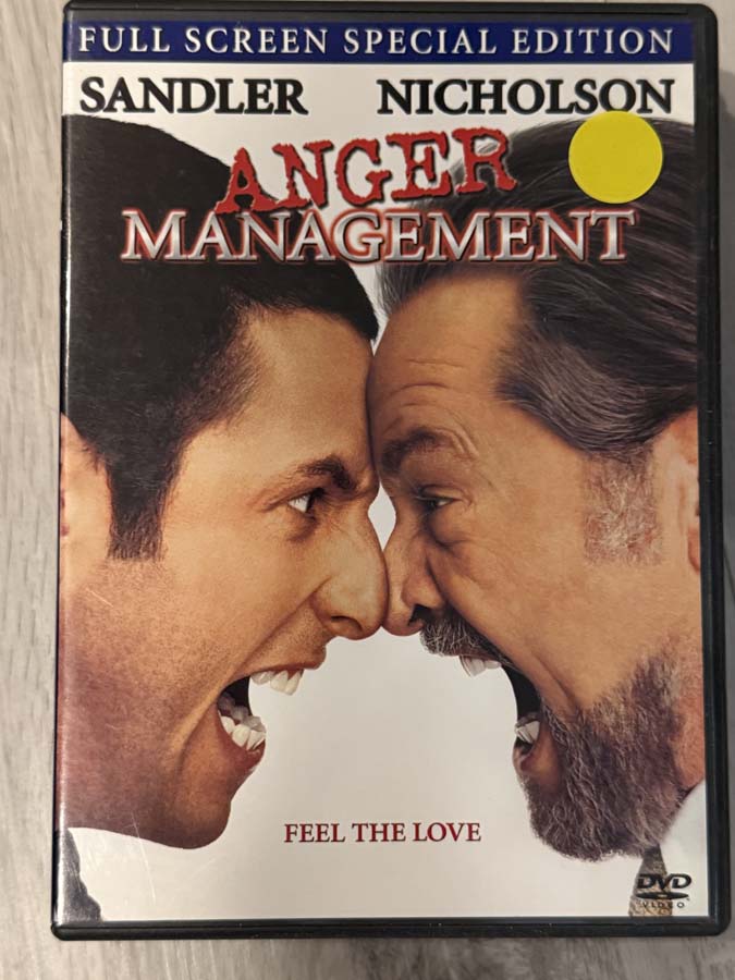 dvd – anger management (2003)